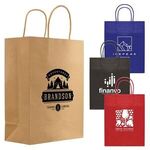 Buy Custom Printed Kraft Paper Bag - 9.4"w x 12.12"h
