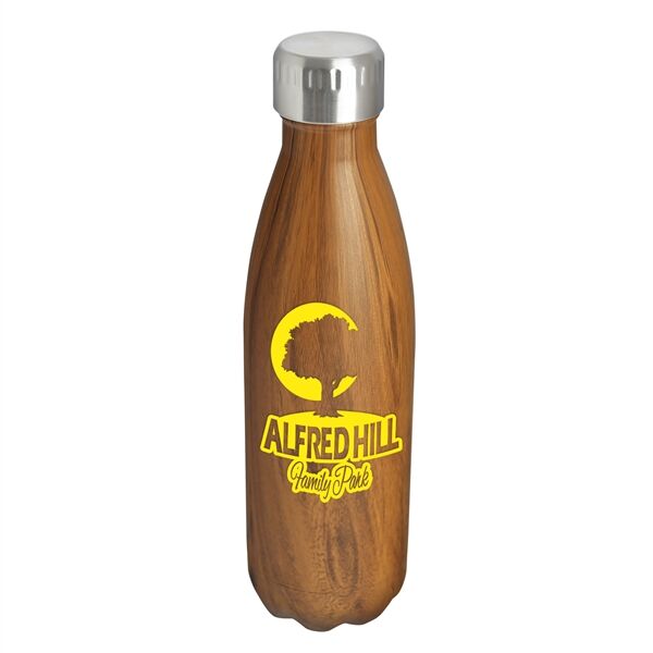 Main Product Image for Kula - 17 Oz Woodtone Stainless Steel Bottle