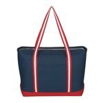 Large Cotton Canvas Admiral Tote Bag -  