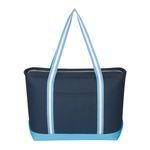 Large Cotton Canvas Admiral Tote Bag -  