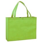 LARGE NON-WOVEN SHOPPING TOTE BAG - Lime