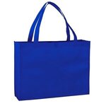 LARGE NON-WOVEN SHOPPING TOTE BAG - Royal Blue