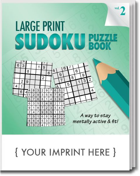 Main Product Image for Large Print Sudoku Puzzle Book - Volume 2 USA Made