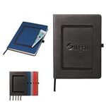 Large Roma Journal with Horizontal Phone Pocket -  