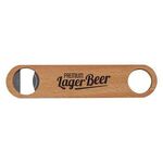 Large Wood Bottle Opener -  