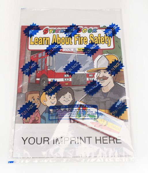Main Product Image for Fire Safety Sticker Book Fun Pack USA Made