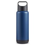 LED Light-Up-Your-Logo 16 oz. Bottle - Blue-navy