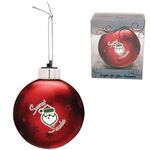 Light Up Glass Ornament