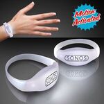 Light Up White LED Motion Activated Bracelets