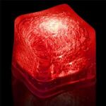 Light Up Premium LitedIce Brand Ice Cube, Digi-Print - Red