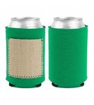 Little Buddy with Burlap-Neoprene Pocket - Emerald