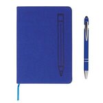 Magnetic Journal & Metal Pen Set - Blue