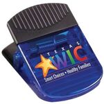 Magnetic Mega Clip, Full Color Digital - Transparent Blue