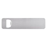 Magnetic Stainless Steel Bottle Opener - Silver