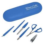 Manicure Set In Gift Tube - Translucent Blue