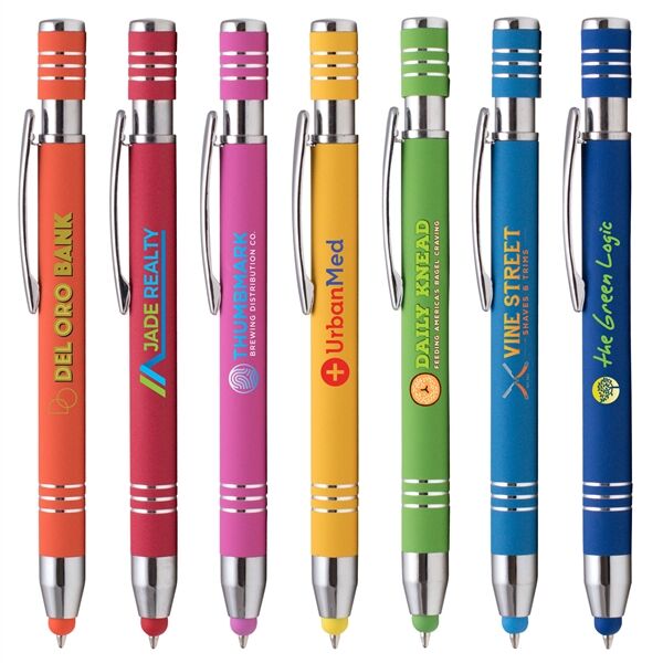 Main Product Image for Custom Printed Full Color Marin Softy & Stylus Pen