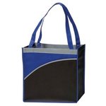 Mesa Curve Non-Woven Tote - Royal Blue