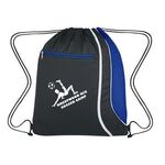 Mesh Accent Drawstring Sports Pack -  