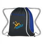 Mesh Accent Drawstring Sports Pack -  