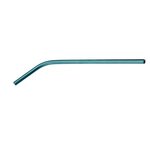 Metal Bent Silver Straw - Blue