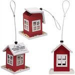 Metal Bird Feeder - Red