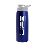 Buy Sports Bottle Metallic With Drink Thru Lid - 26 Oz