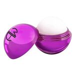 Metallic Finish Round Lip Balm -  