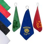 Buy Imprinted Microfiber Golf Towel & Grommet And Hook