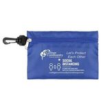 Milos Large Zipper Storage Pouch with Plastic Hook -  