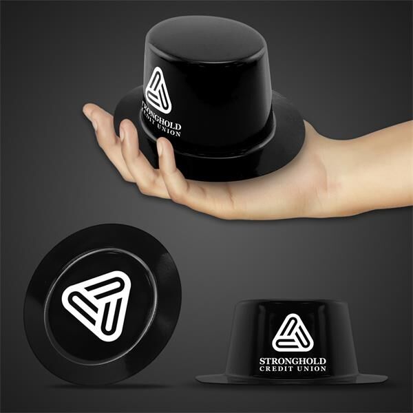 Main Product Image for Mini Black Plastic Top Hat