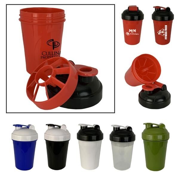 Main Product Image for Custom Printed Mini Double Side Shaker Bottles