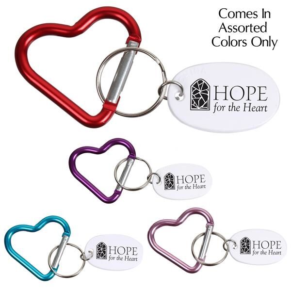 Main Product Image for Mini Heart Carabiner