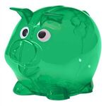 Mini Plastic Piggy Bank -  