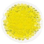 Mini Round Aqua Pearls Hot/Cold Pack - Medium Yellow