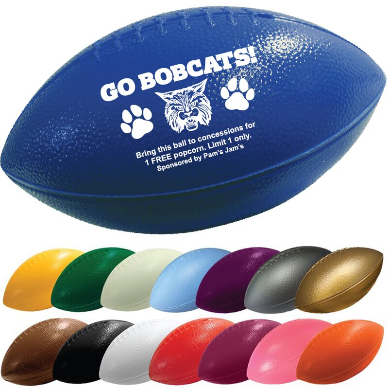 Main Product Image for Mini Throw Plastic Football 6" Made in the USA