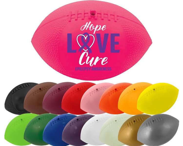 Main Product Image for Custom Printed Mini Soft Throw Vinyl Footballs 7"