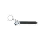 Mini Tire Gauge Key Chain - Metallic Black