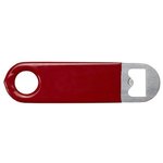 Mini Vinyl Bottle Opener - Red