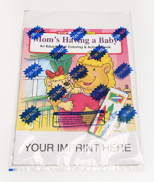 Main Product Image for Mom's Having A Baby Coloring And Activity Book Fun Pack USA Made