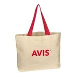 Natural Cotton Canvas Tote Bag -  