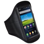 Neoprene Armband Phone Holder - Dark Black