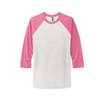 Next Level Unisex Tri-Blend 3/4-Sleeve Raglan Tee. -  