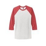 Next Level Unisex Tri-Blend 3/4-Sleeve Raglan Tee. -  
