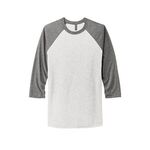 Next Level Unisex Tri-Blend 3/4-Sleeve Raglan Tee. -  
