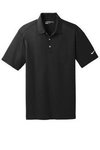 Nike Golf Dri-FIT Vertical Mesh Polo. - Black
