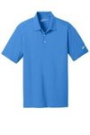 Nike Golf Dri-FIT Vertical Mesh Polo. - Brisk Blue