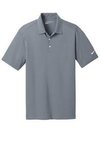 Nike Golf Dri-FIT Vertical Mesh Polo. - Cool Grey