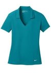 Nike Golf Ladies Dri-FIT Vertical Mesh Polo-Embroidered - Blustery