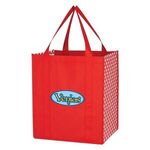 Non-Woven Curved Diamond Tote Bag -  