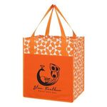 Non-Woven Geometric Shopping Tote Bag -  